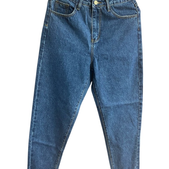 🌟SHEIN Blue Classic Straight-Leg Jeans - Picture 5 of 9